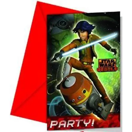 Star Wars Rebels Einladungskarten für den Kindergeburtstag