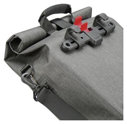 Sacoche de Porte-Bagage Klickfix Lightpack Gt Etanche Gris