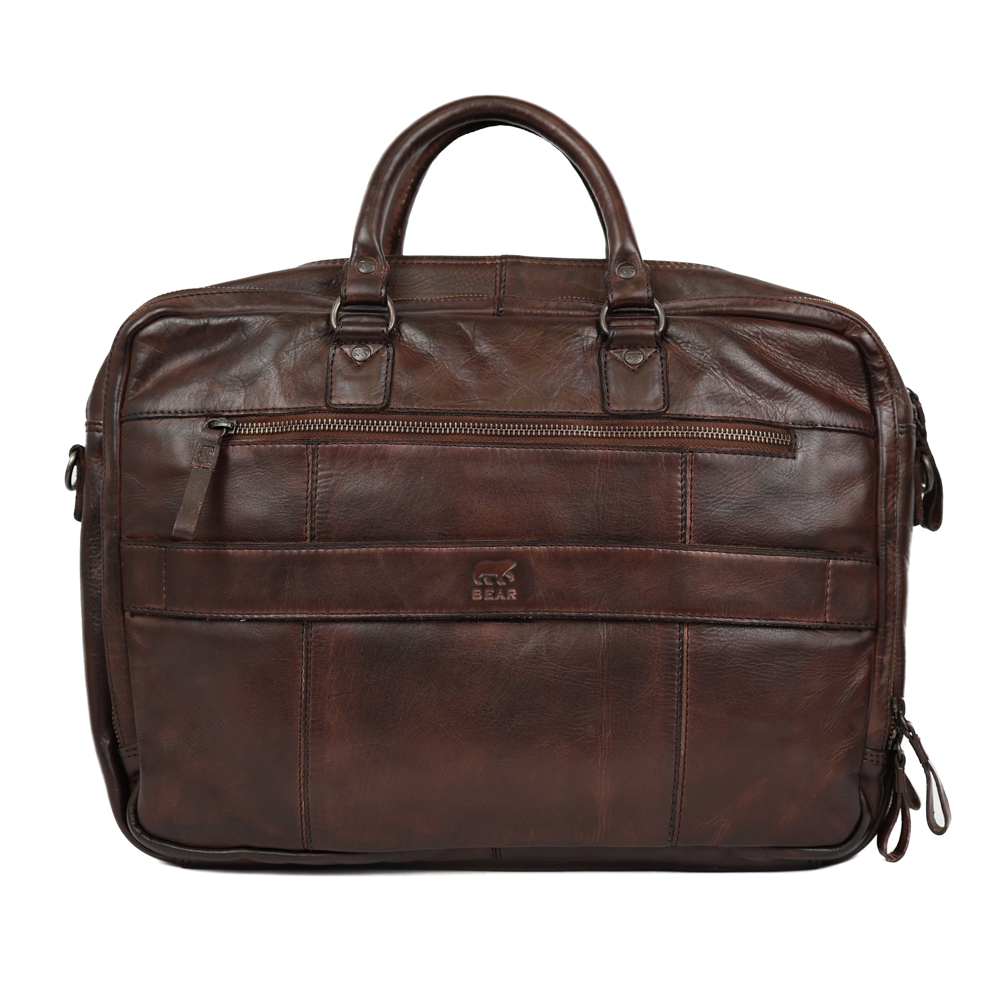 Laptoptas 'Silke' donkerbruin Brown