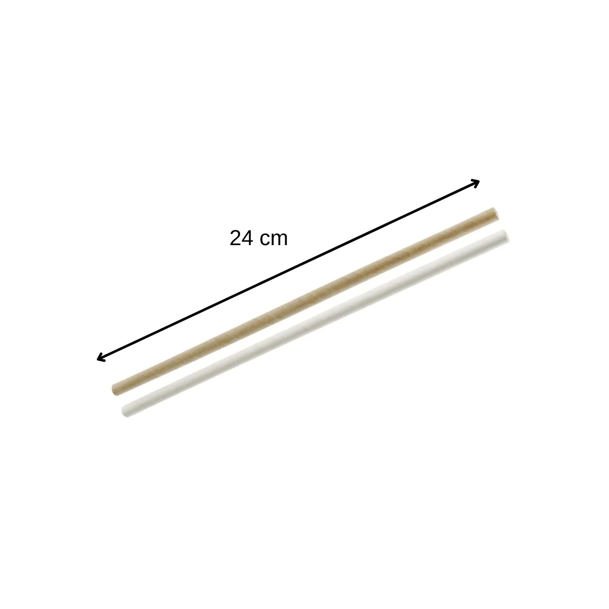 Pailles en papier écoresponsable Bar Concept Fackelmann