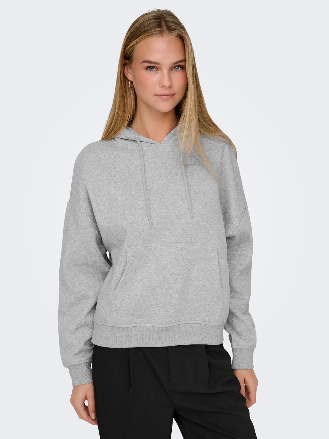 ONLSWEAT Sweatshirt Light Grey Melange