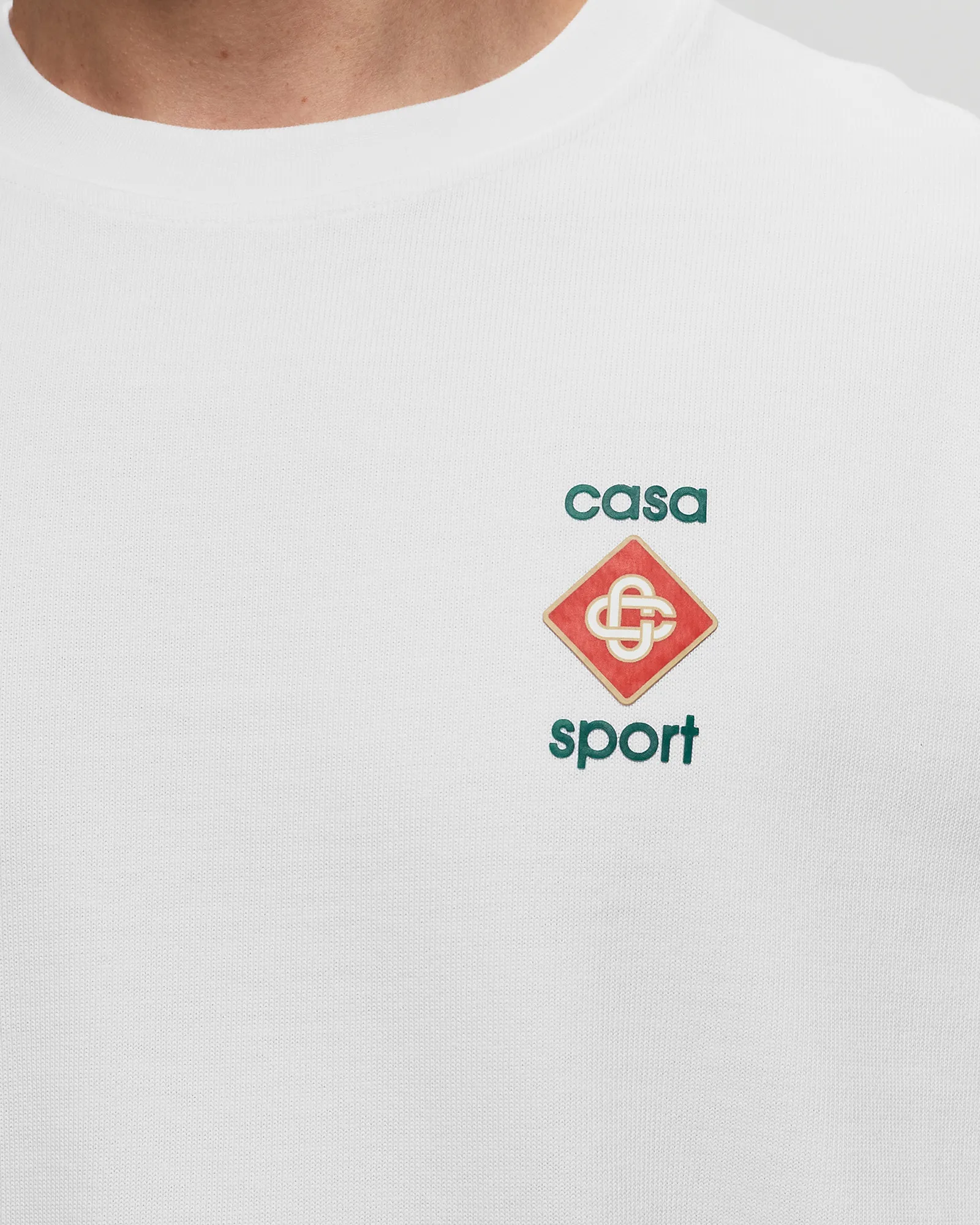 Camiseta oversized Casablanca CASA SPORT ICON com estampa 3D