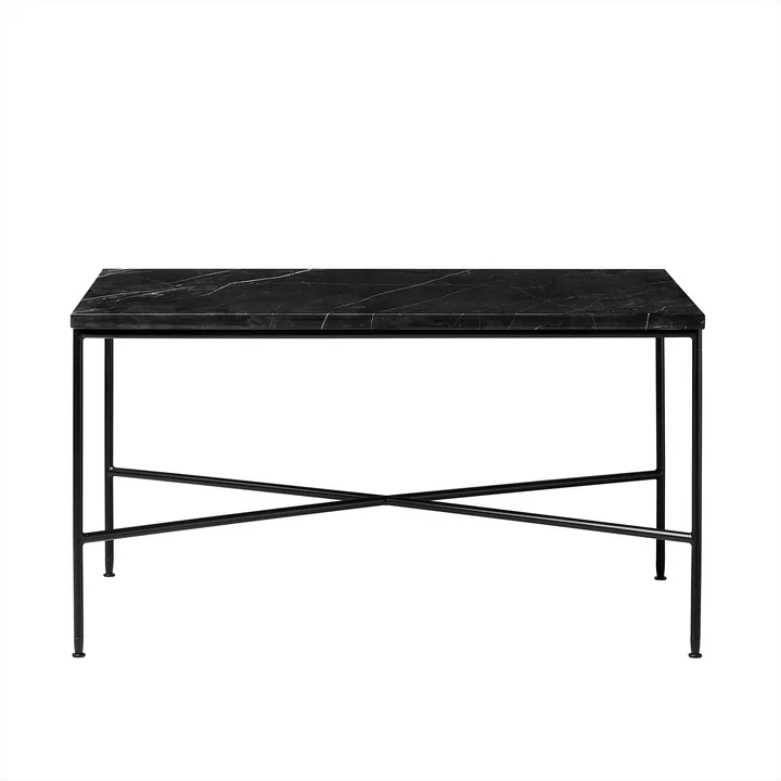 Fritz Hansen - Planner Couchtisch, 75 x 45 cm, Marmorplatte graphitgrau