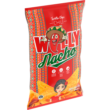 Willy Nacho Tortilla Chips Chili 450 g