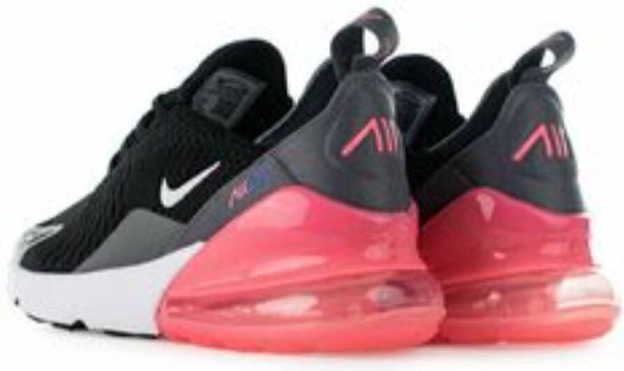 Nike Air Max 270 Junior Black Smoke Grey Sunset Pulse Metallic Silver Kind