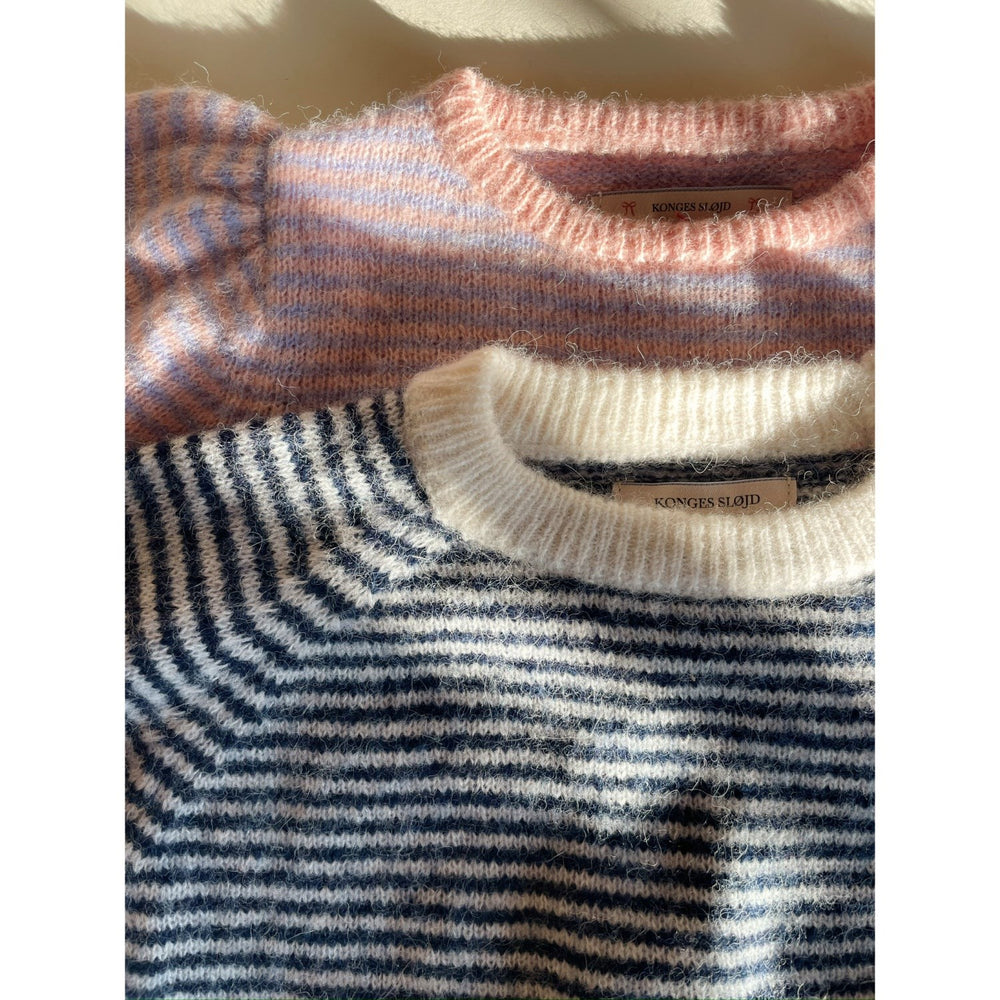 Køb Konges Sløjd Ensign Blue/Buttercream Berle Strik Sweater