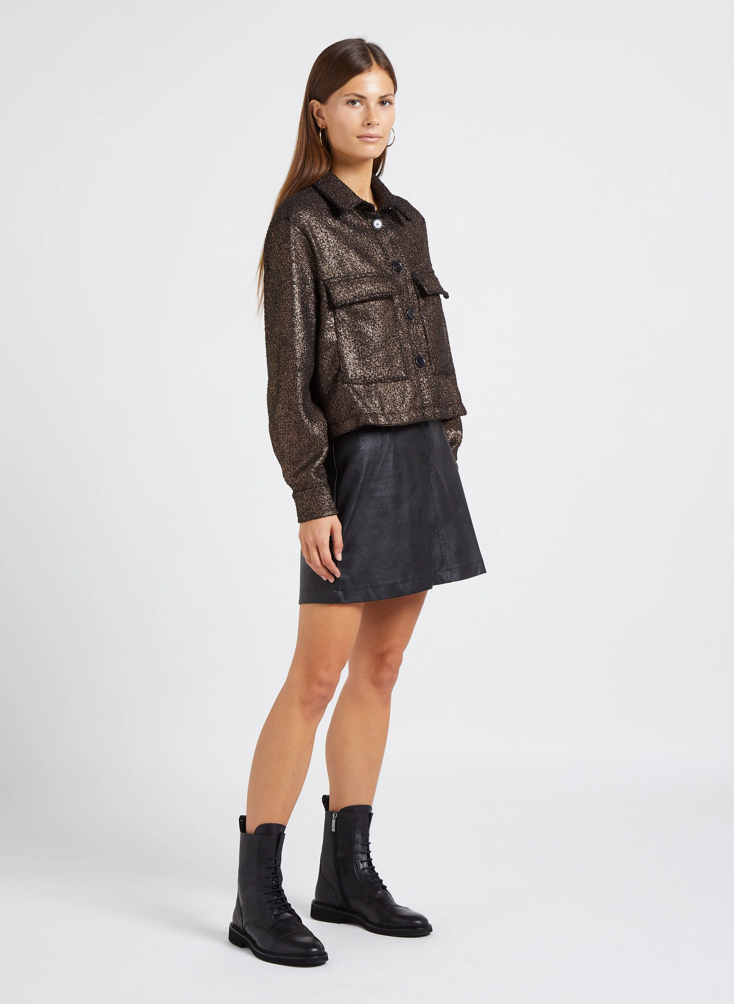 Jupe courte| Noir