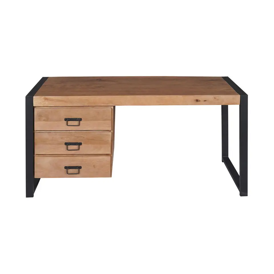 Bureau Rechthoek Naturel - 145x58x74cm - Boaz
