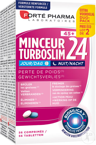 Forté Pharma Minceur Turboslim 24 Jour & Nuit 45+ Comprimés 2x28
