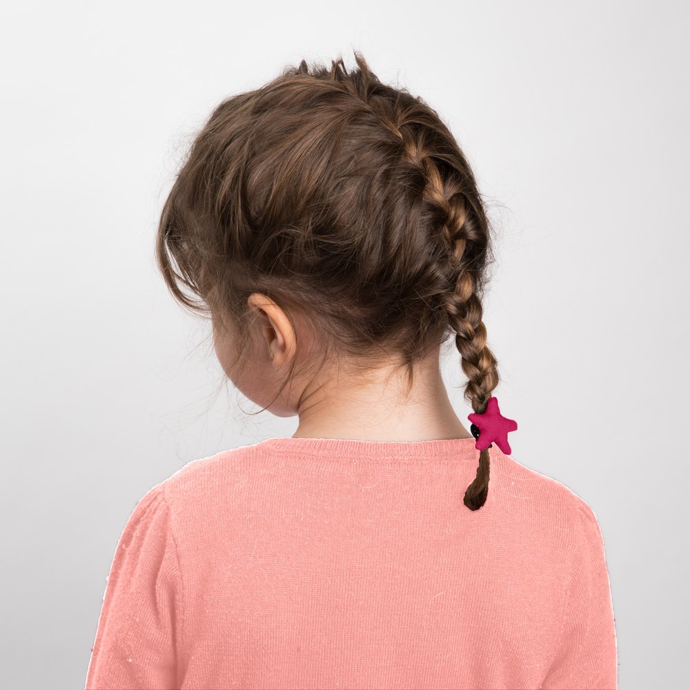 Elastique Cheveux Étoile Fuchsia