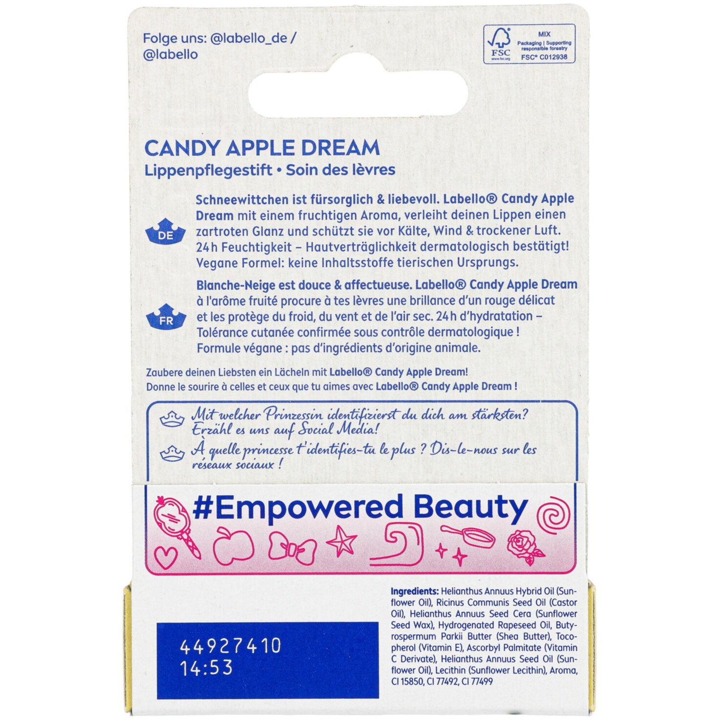 Labello Schneewittchen Candy Apple Dream