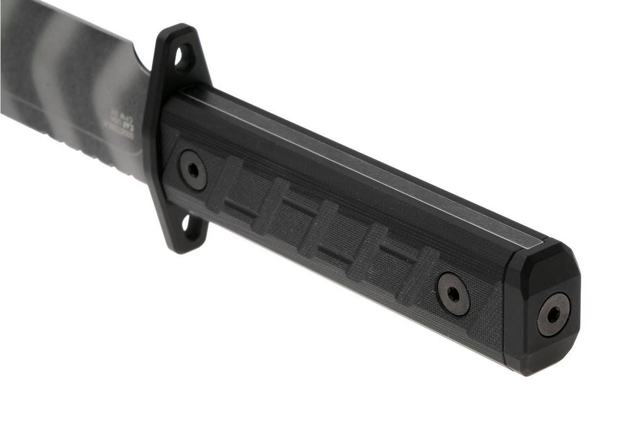 Zero Tolerance 0006TSBLK, Tiger Stripe CPM 3V, Black G10 survivalmes