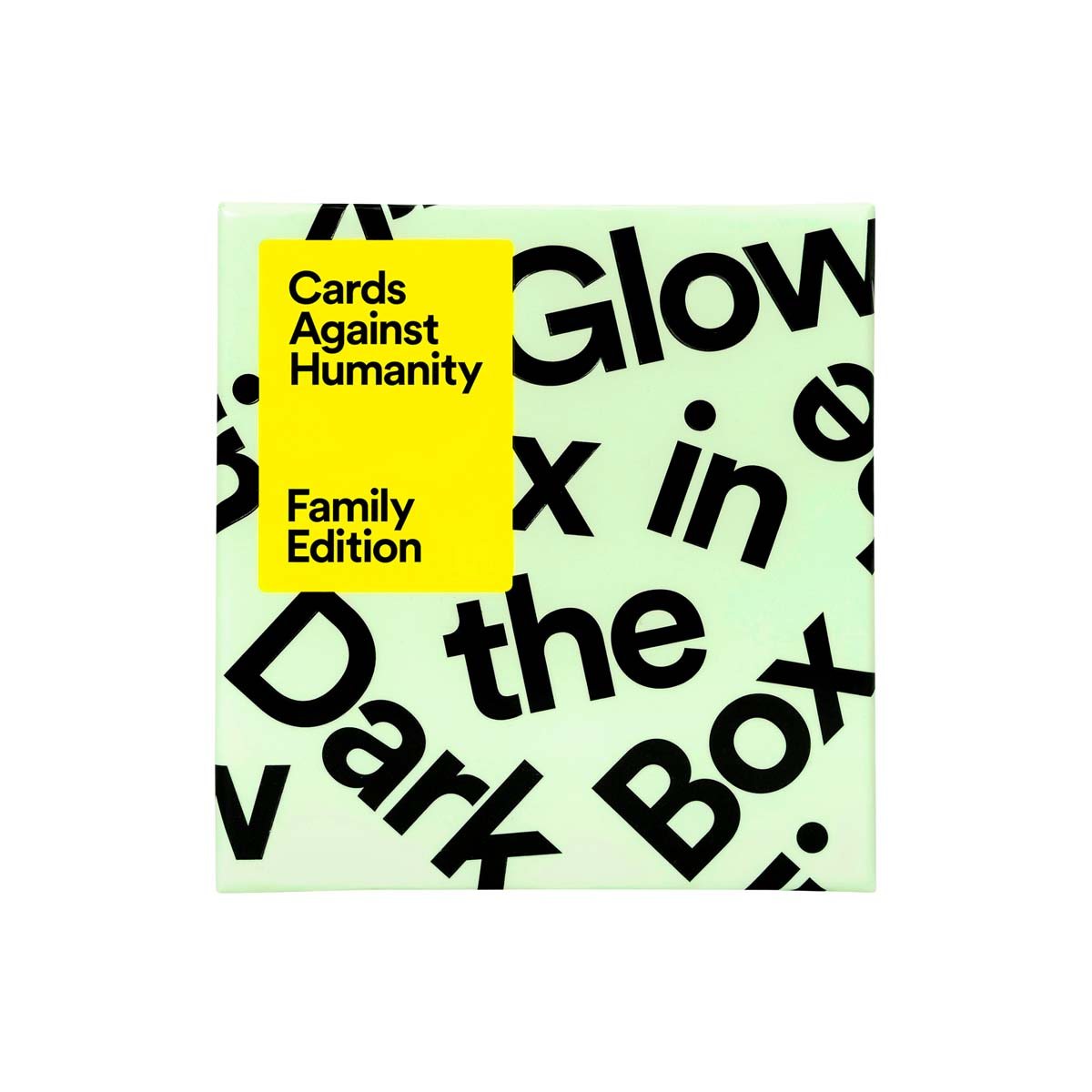 Cards Against Humanity Family Glow In The Dark Box