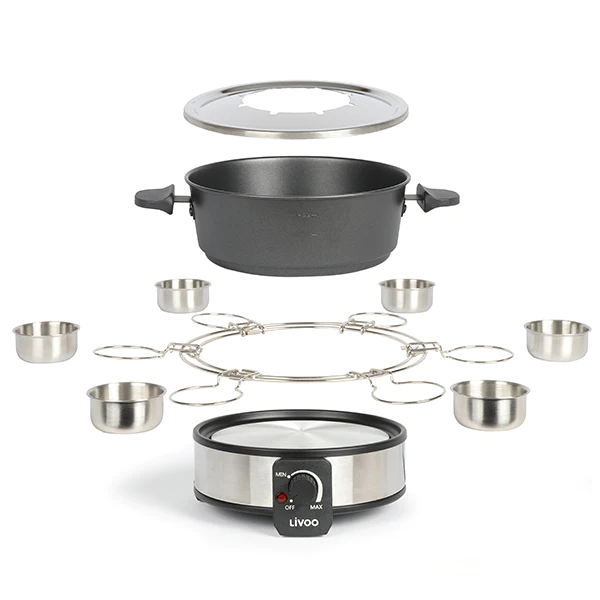 Appareil à fondue 1,8 L 8 personnes 1000 W DOC264 Livoo