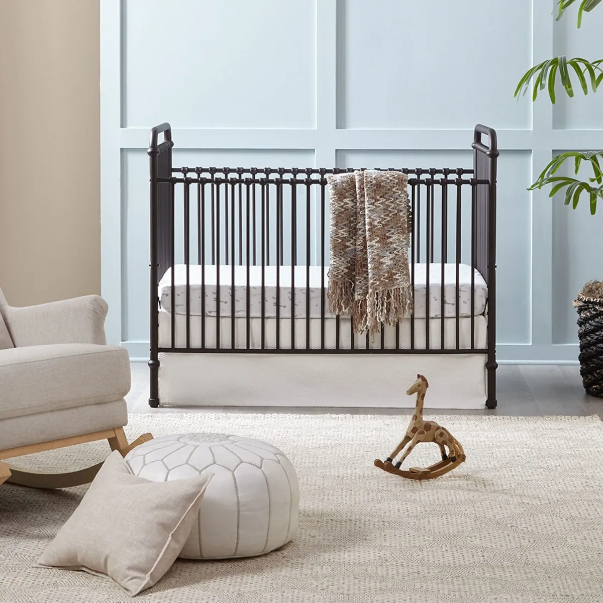 Million Dollar Baby Couchette Évolutive 3 en 1 Abigail - Fer Vintage