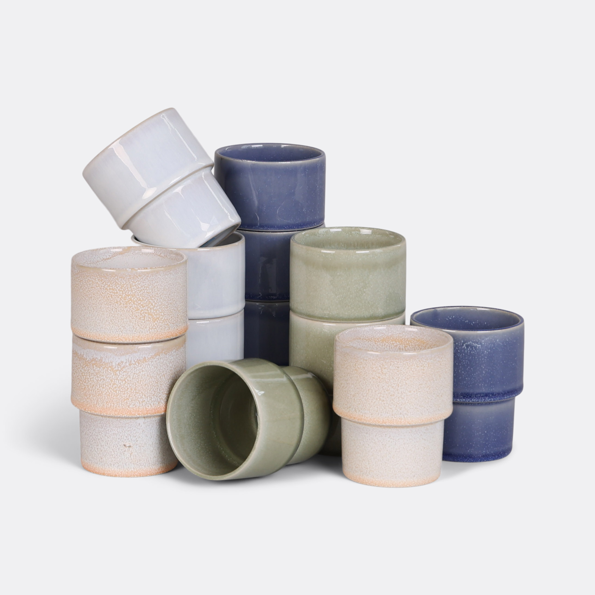 Mok Noor cobalt blue - set van 6