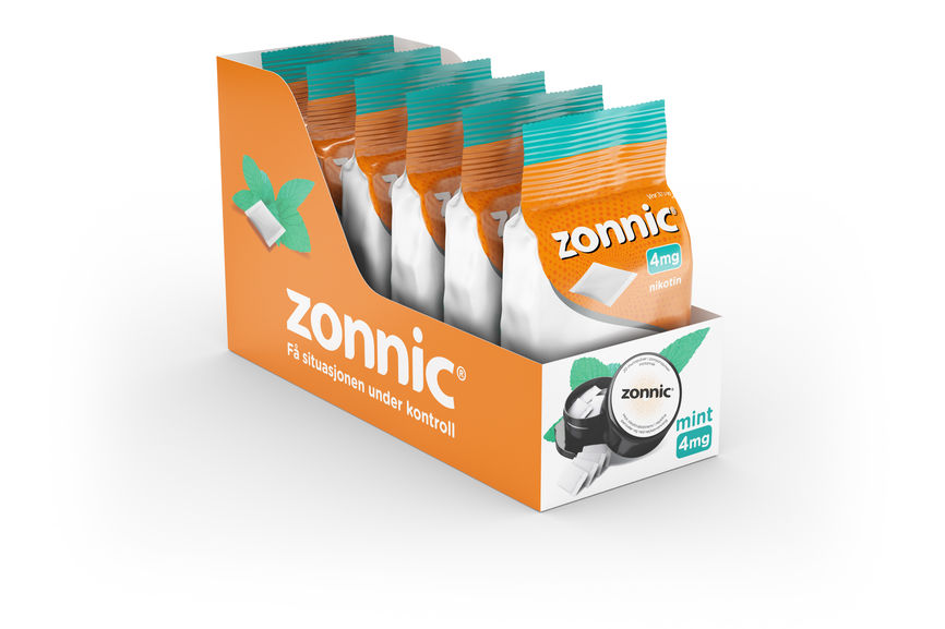 Zonnic munnpulver med mintsmak 4 mg