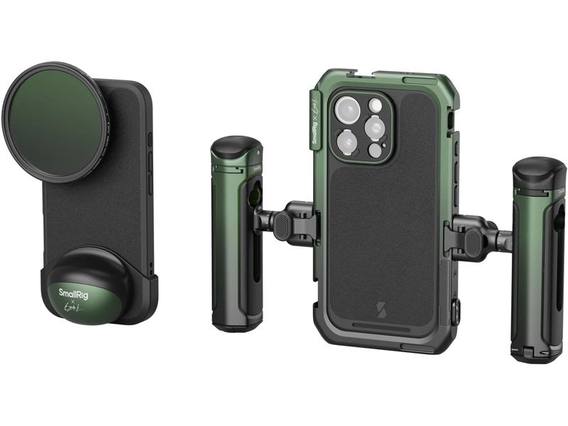 Smallrig Mobile Lightweight Video Kit Dual Handheld Recording Kit für das iPhone 16 Pro Max