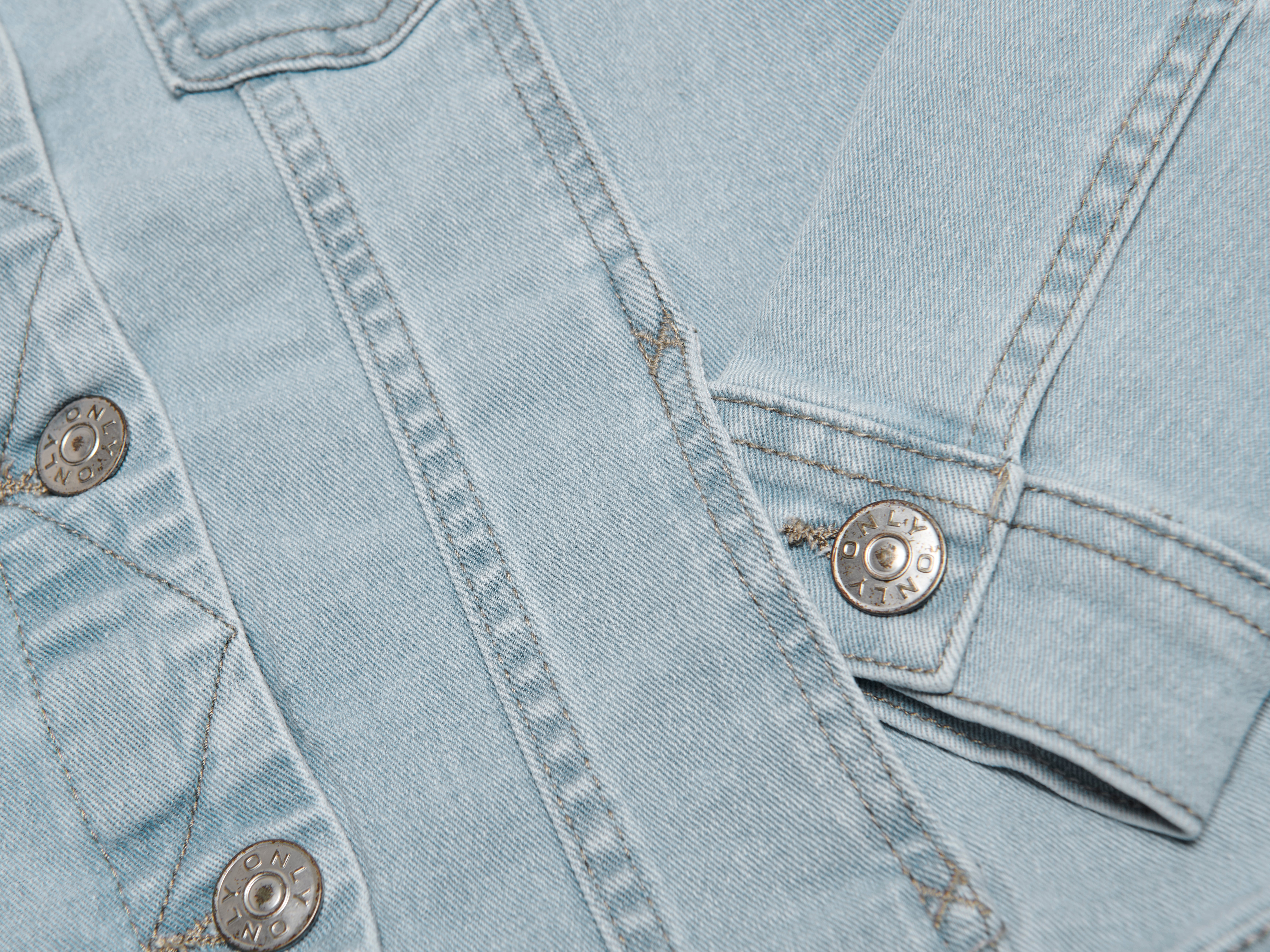 KOGSARA Jeansjacke Light Blue Denim