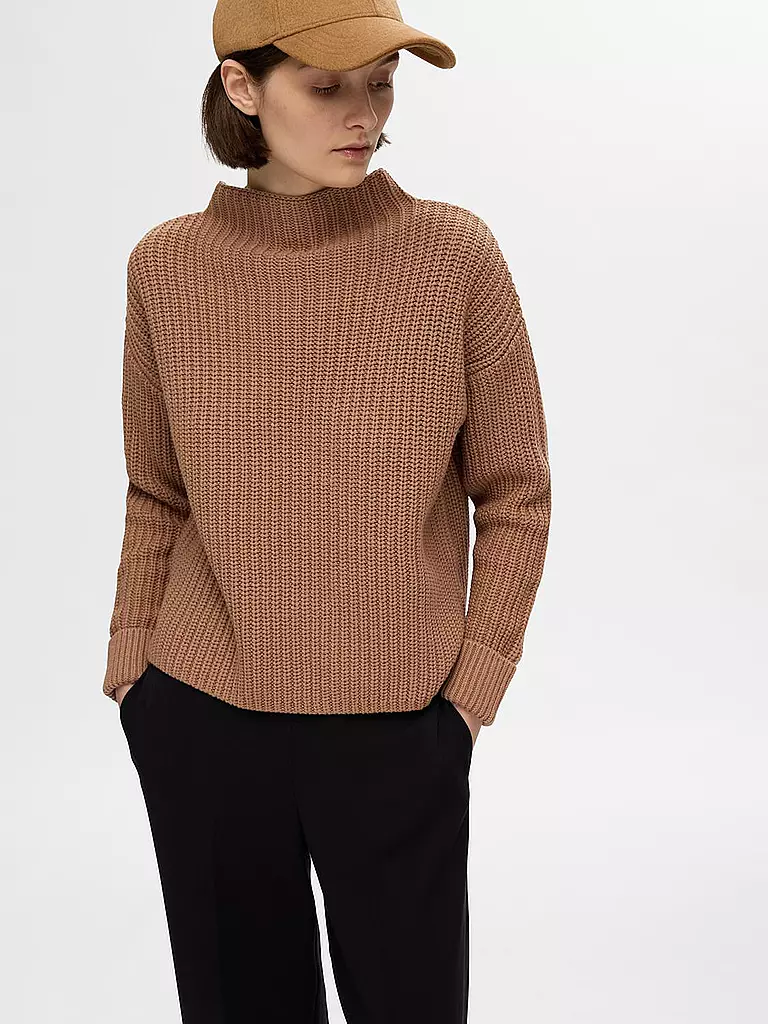 SELECTED FEMME Pullover SLFSELMA camel