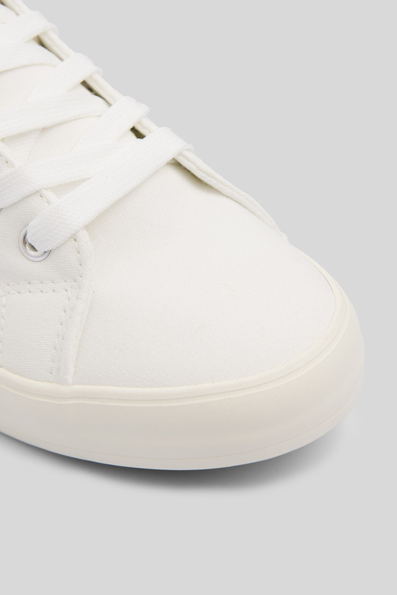 Tênis de lona branco estampado - Branco