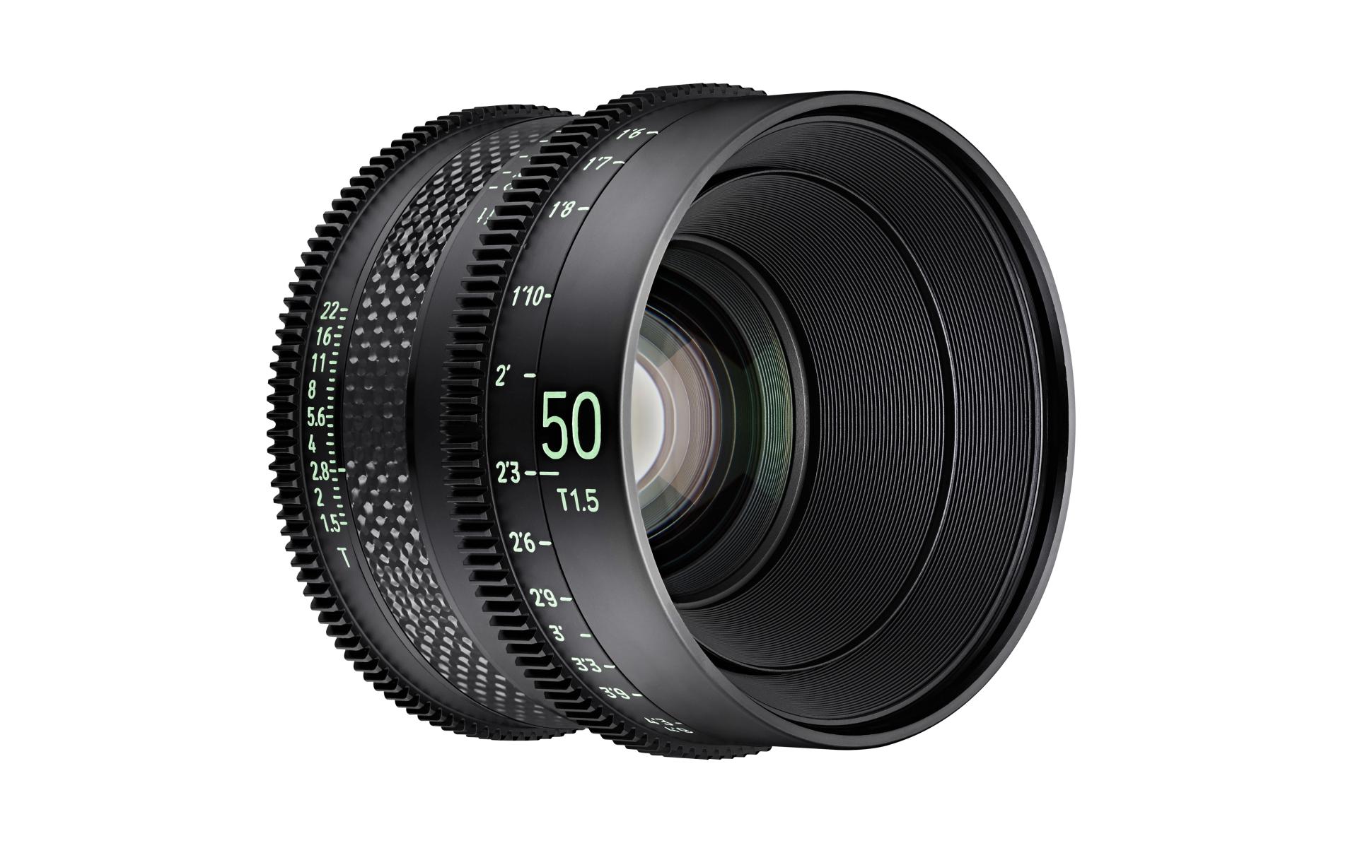 Festbrennweite XEEN CF Cinema 50mm T1.5 – Sony E-Mount<br>Kompaktes und flexibles Filmobjektiv