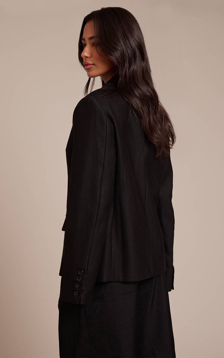 Noir Blazer Boyfriend Premium Petite