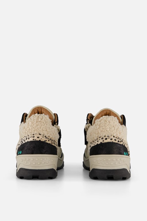 BunniesJR Teddy Sneakers zwart Leer