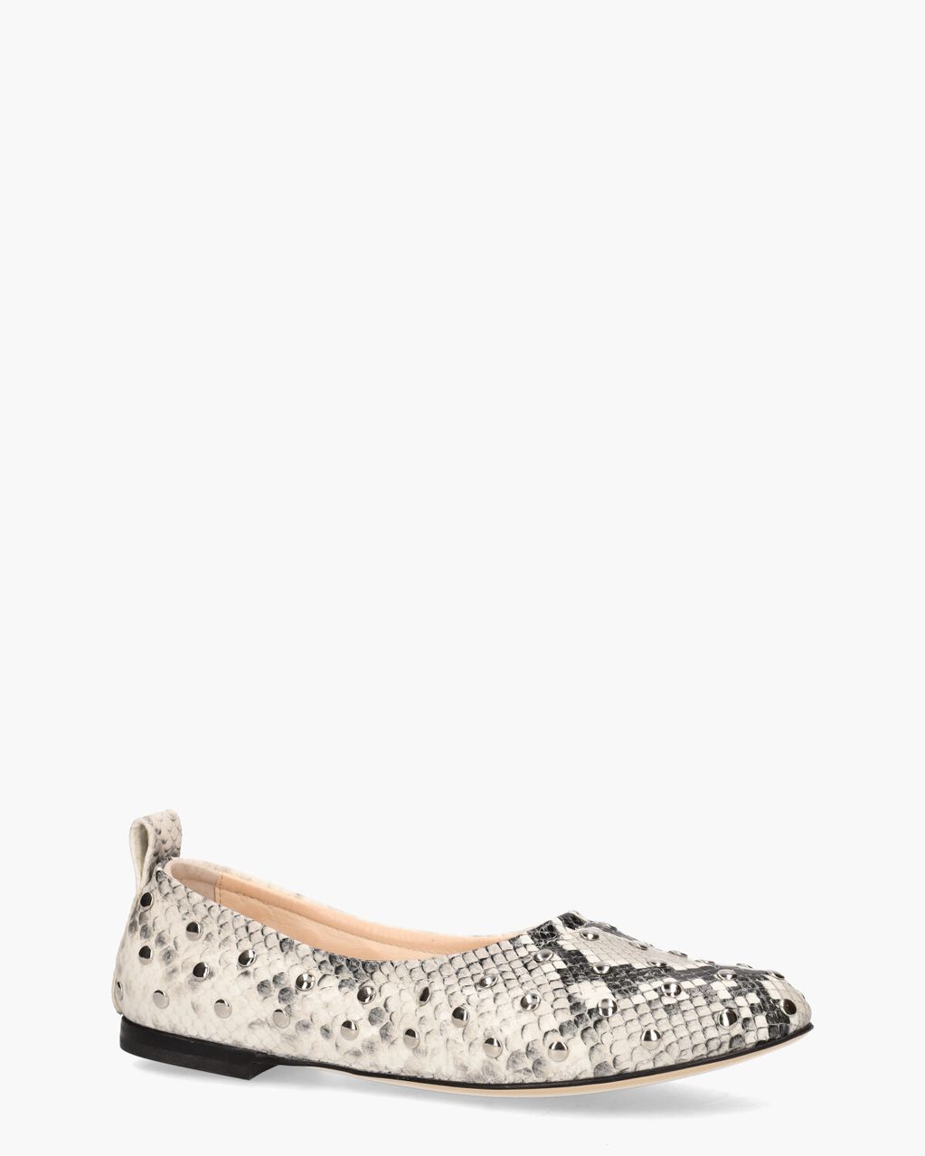 AGL  Milly Soft Off-White/Zwart Damesballerina's