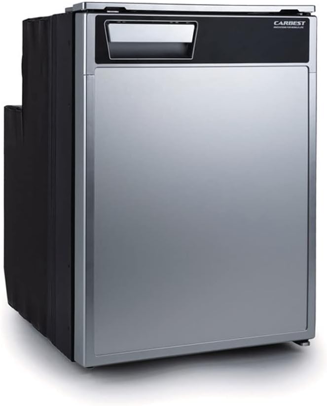 Kühlschrank mit Gefrierfach 50L Kompressor Camping Einbau Kühl/Gefrierschrank klein 12/24V