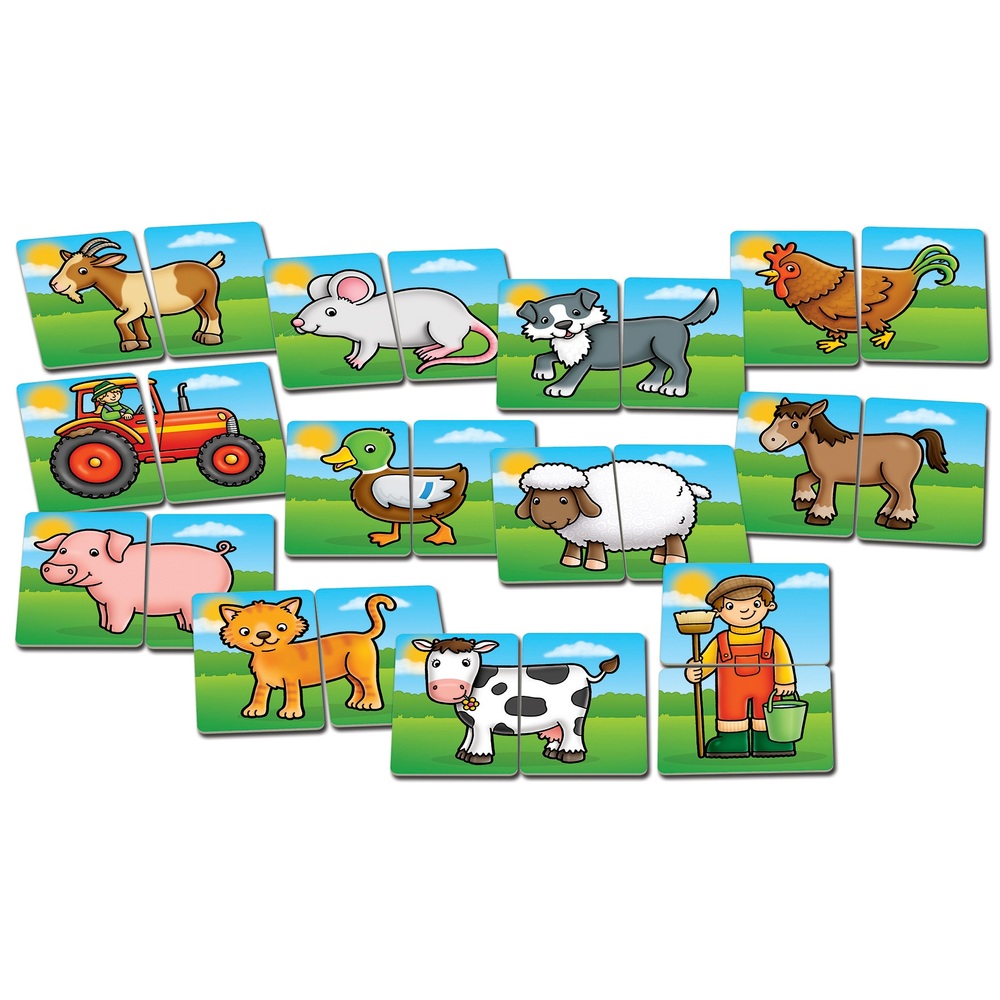Orchard Toys Bauernhof Kopf und Zahl Kartenspiel
