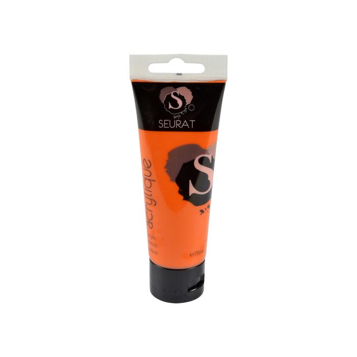 PEINTURE ACRYLIQUE TUBE 75ML ORANGE