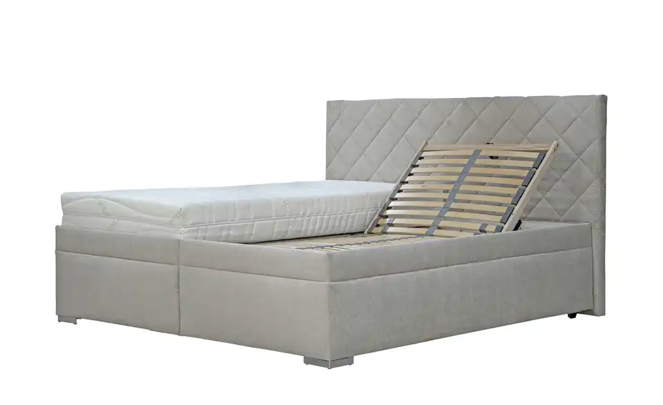 Polsterbett Klara 180 cm Beige