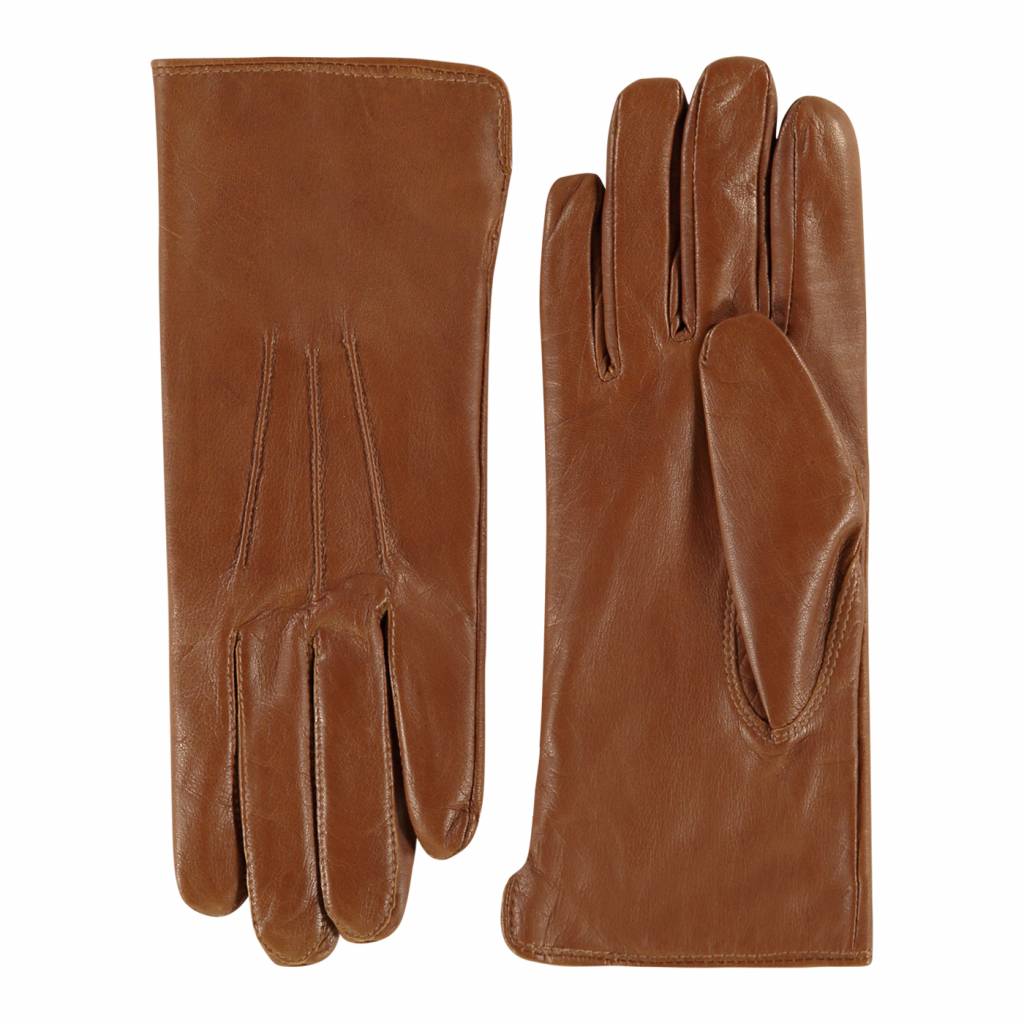 Laimböck London Glacé Handschoenen Dames Cognac Maat 7
