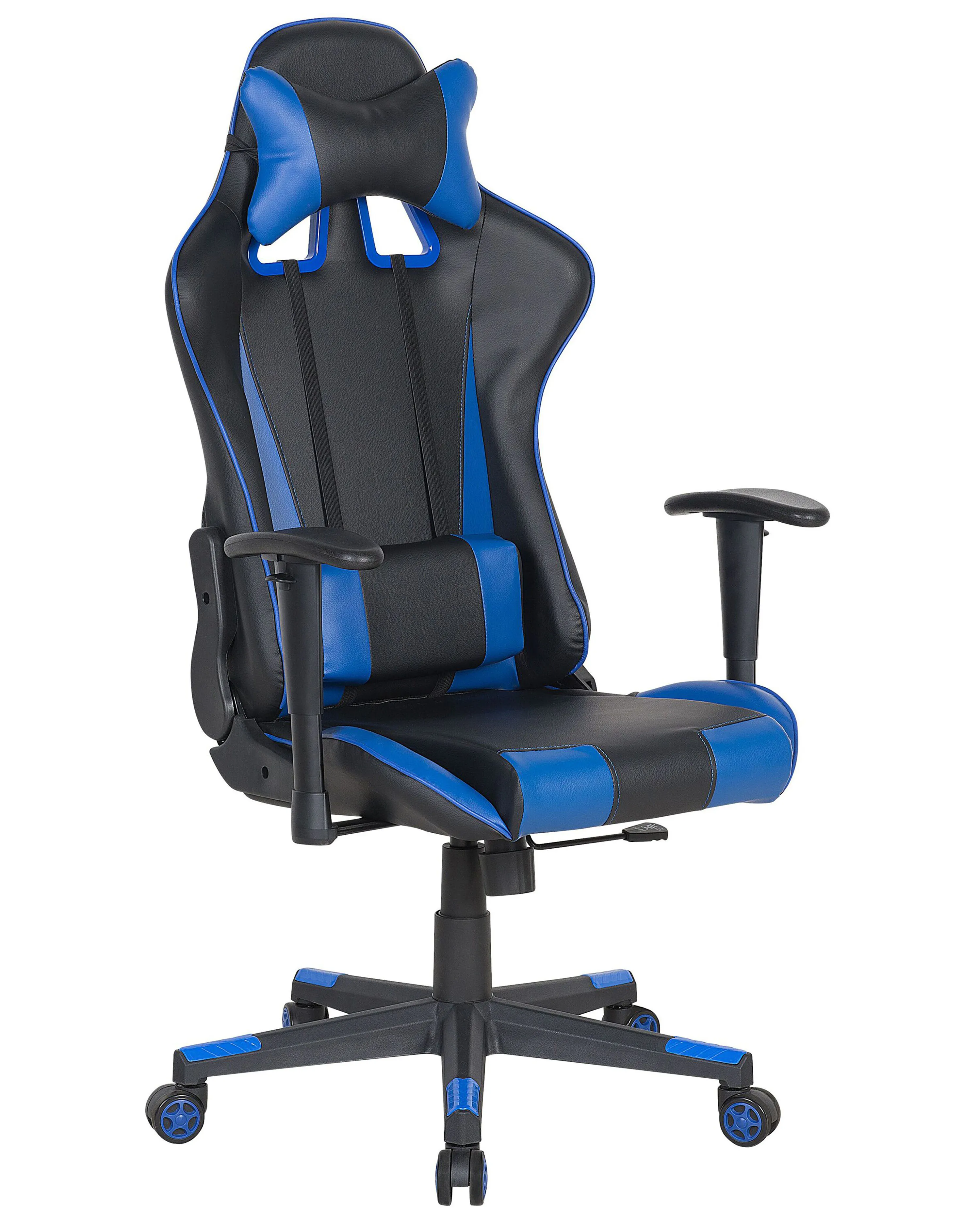 Bureaustoel GAMER Kunstleer Donkerblauw