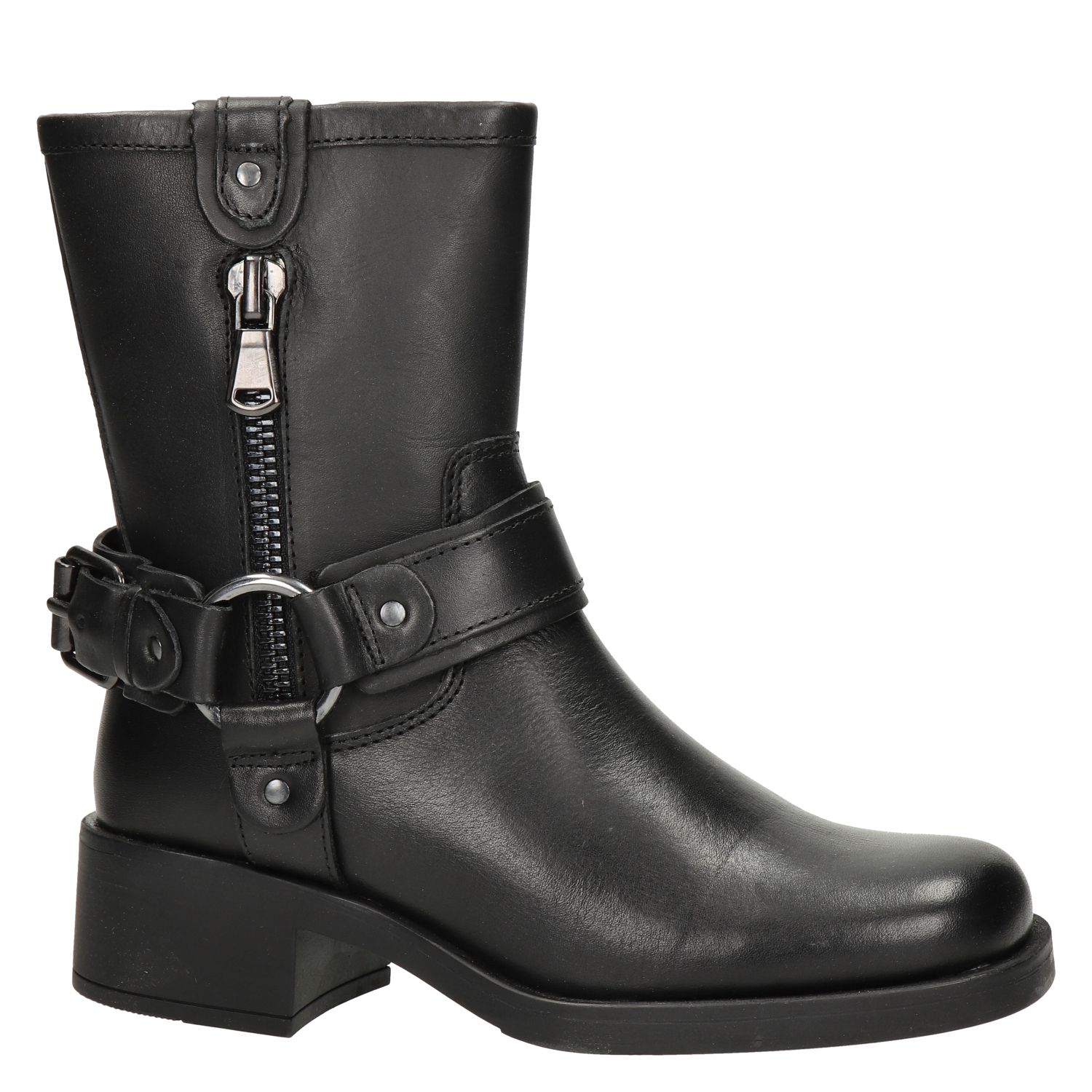 Maud dames bikerboot Nelson Zwart