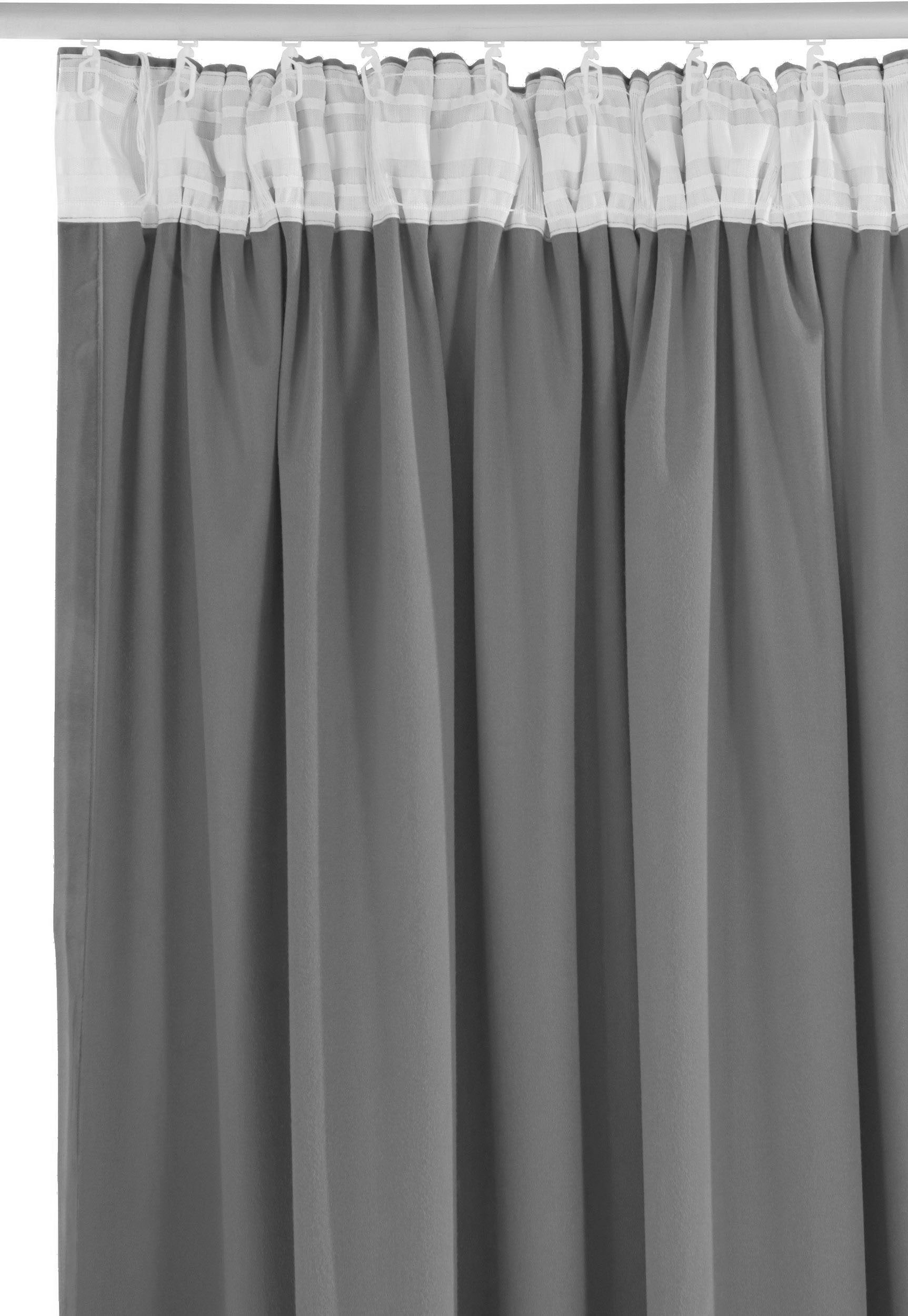 LeGer Home by Lena Gercke Vorhang »Samt Ladina« Multifunktionsband 1 Stk. tlg. blickdicht, gewebt, verschiedene Grössen, Bestseller