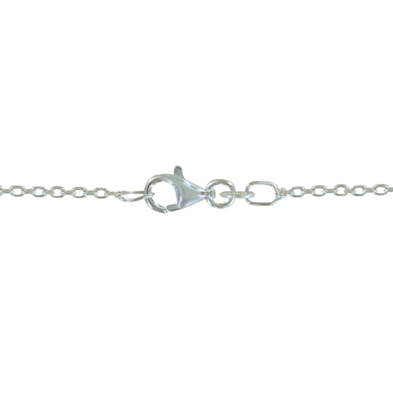Chaine Argent 925/1000 Maille Forçat Bombée 1,8mm
