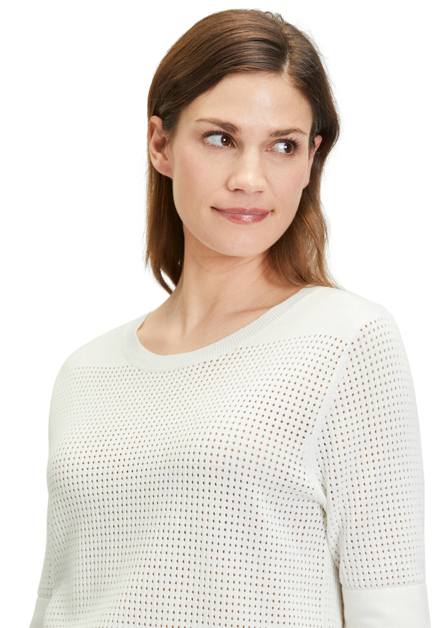 Cartoon| Damen Strickpullover mit Rundhalsausschnitt