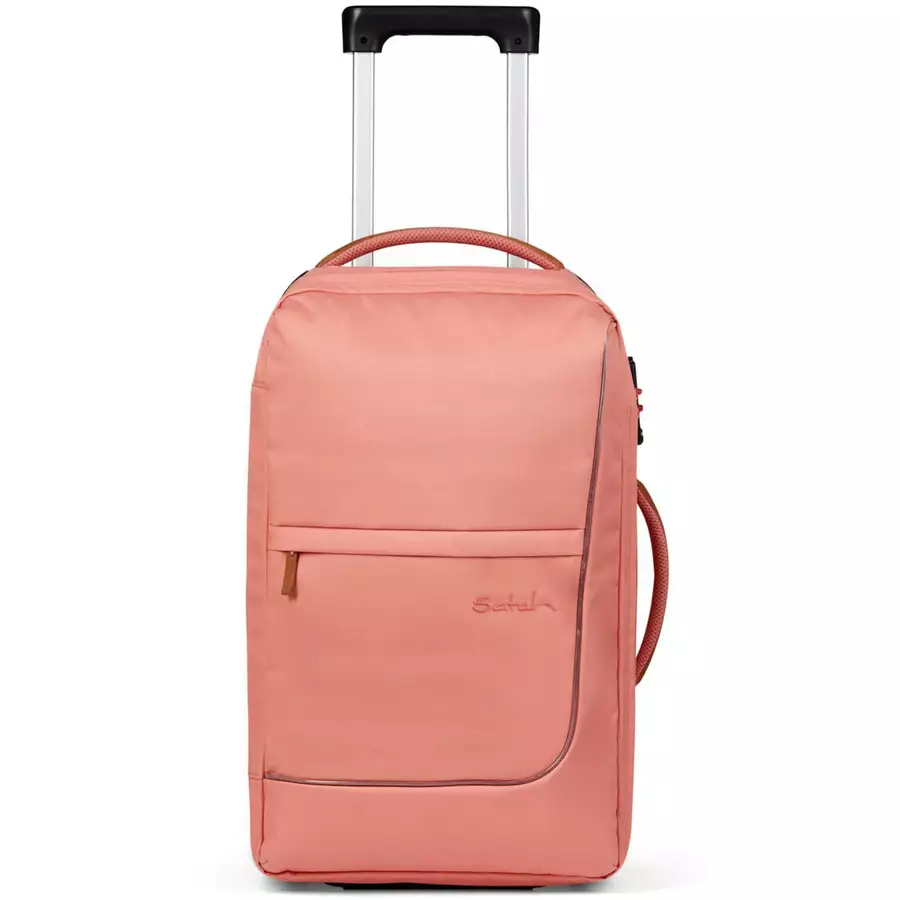 Satch Flow - 2-Rollen Kabinentrolley S 54 cm pure coral