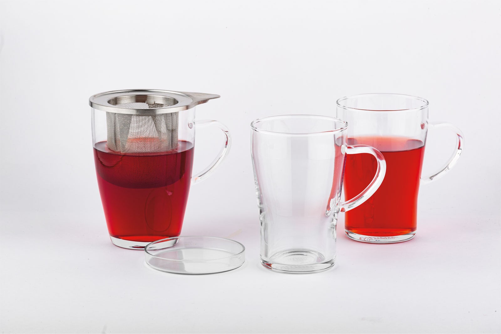 BOHEMIA SELECTION Tee-/ Kaffeeglas ORION 2er Set Glas