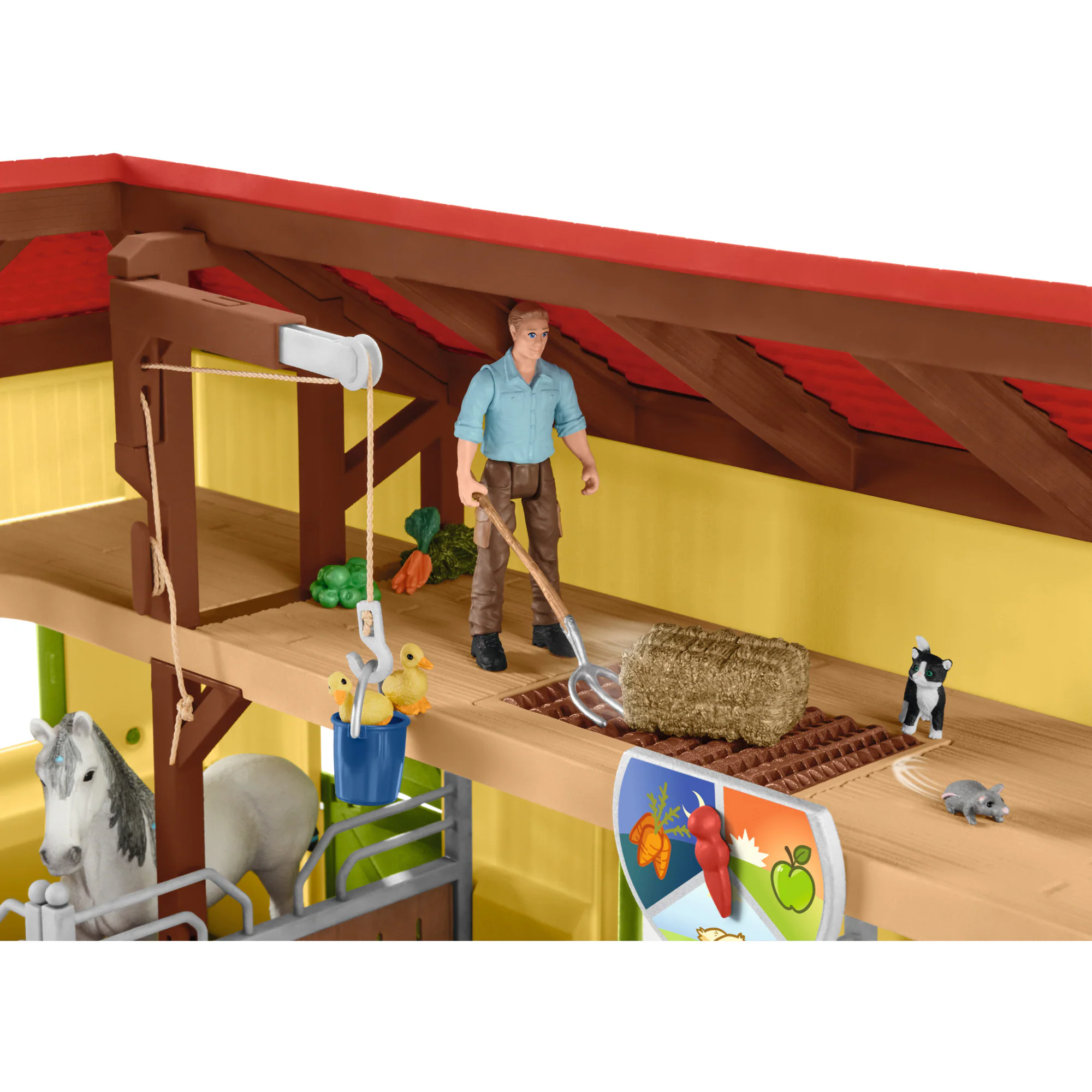 Schleich Spielfigur Farm World Pferdestall