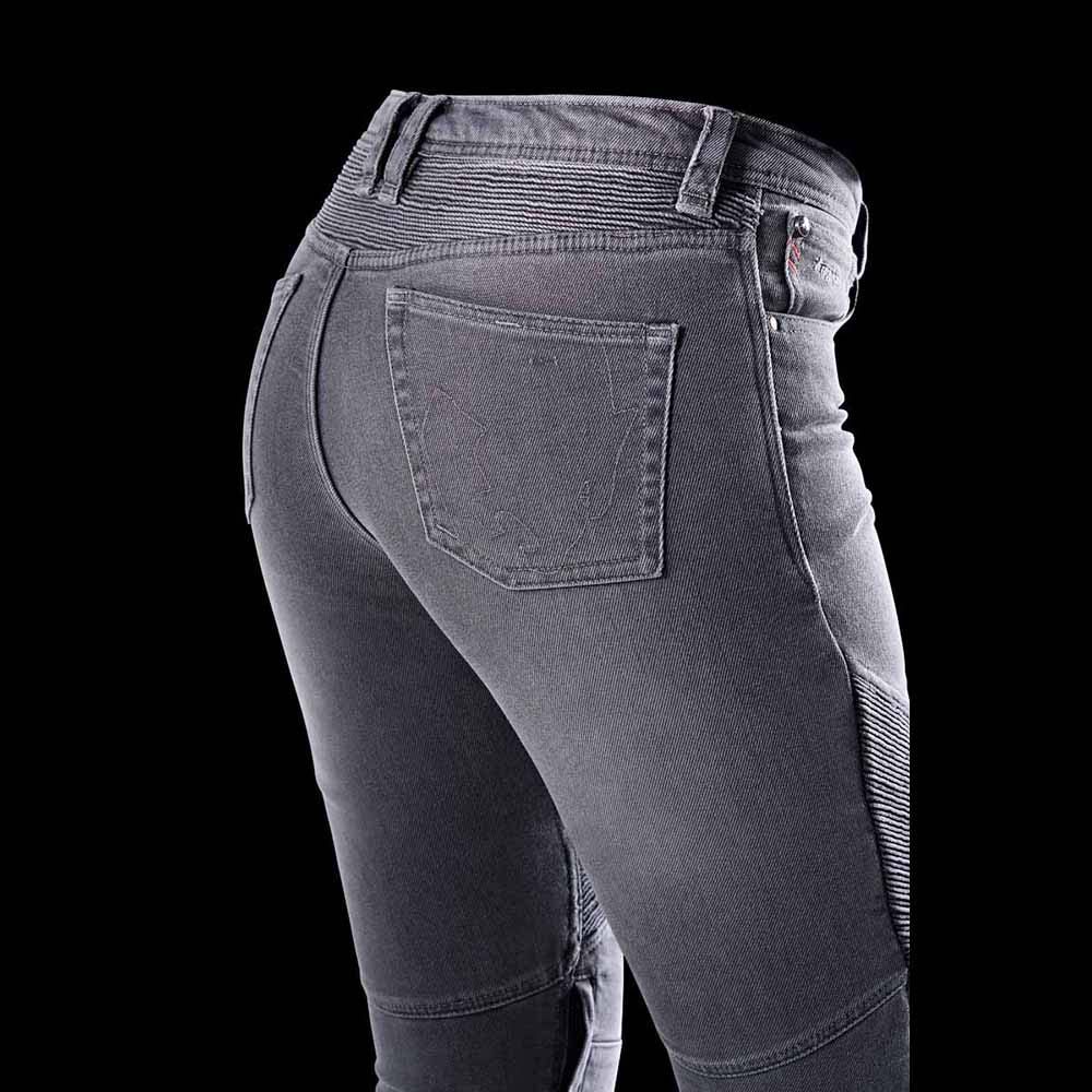 Furygan - Jean femme Purdey Evo Slim L32 Gris