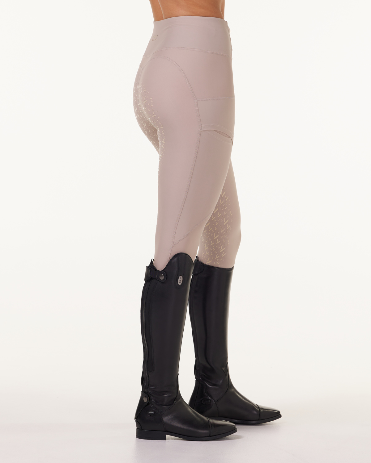 LEVITY Lilly Function Riding Tights w Seat Grip Chalk