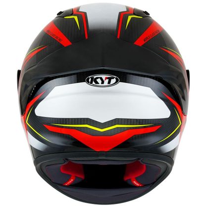 Casque KYT NZ-RACE CARBON STRIDE - Rouge / Blanc