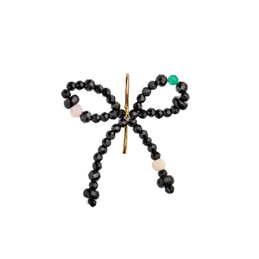 Stine A Lissé Bow Ørering, Gold Plated