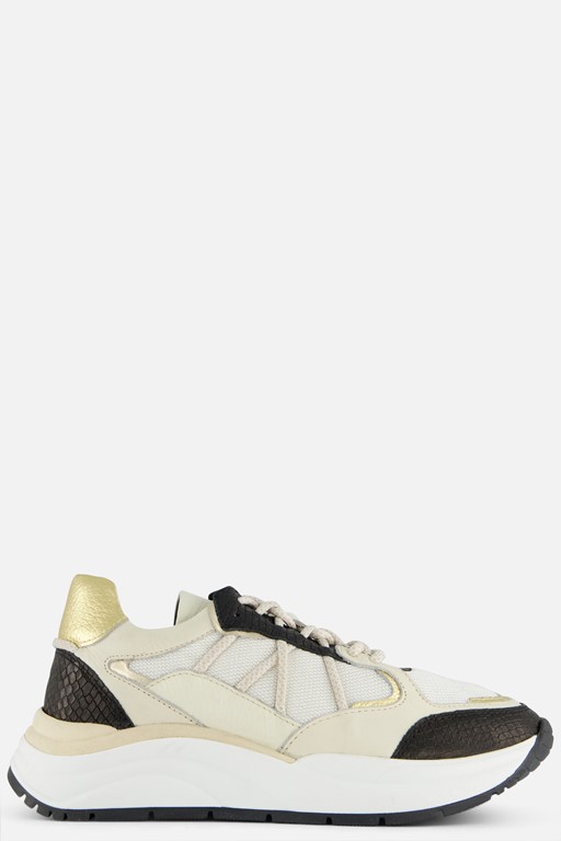 PS Poelman Sneakers zwart Leer