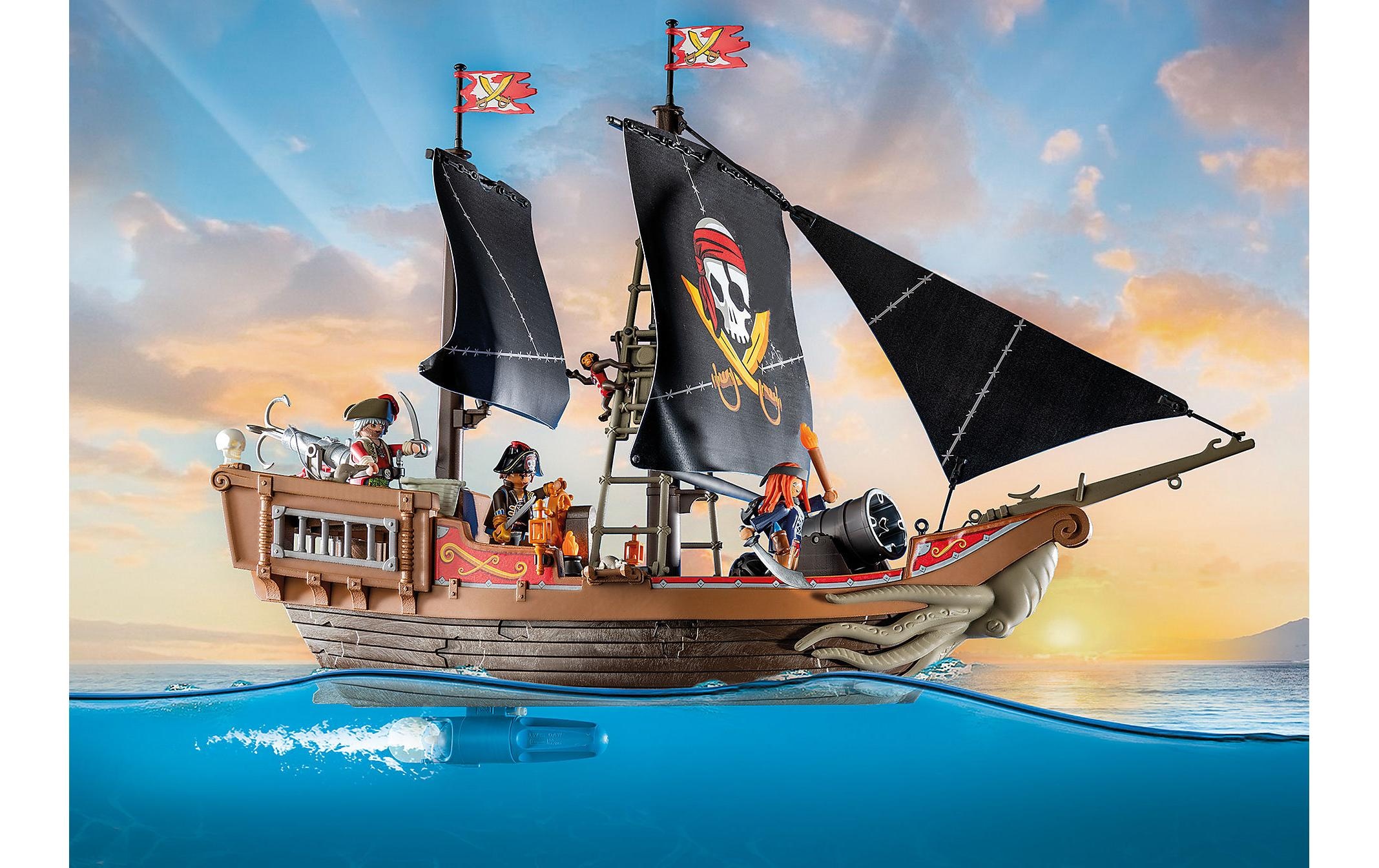 Playmobil® Spielbausteine »Pirates Grosses Piratenschiff 71530«
