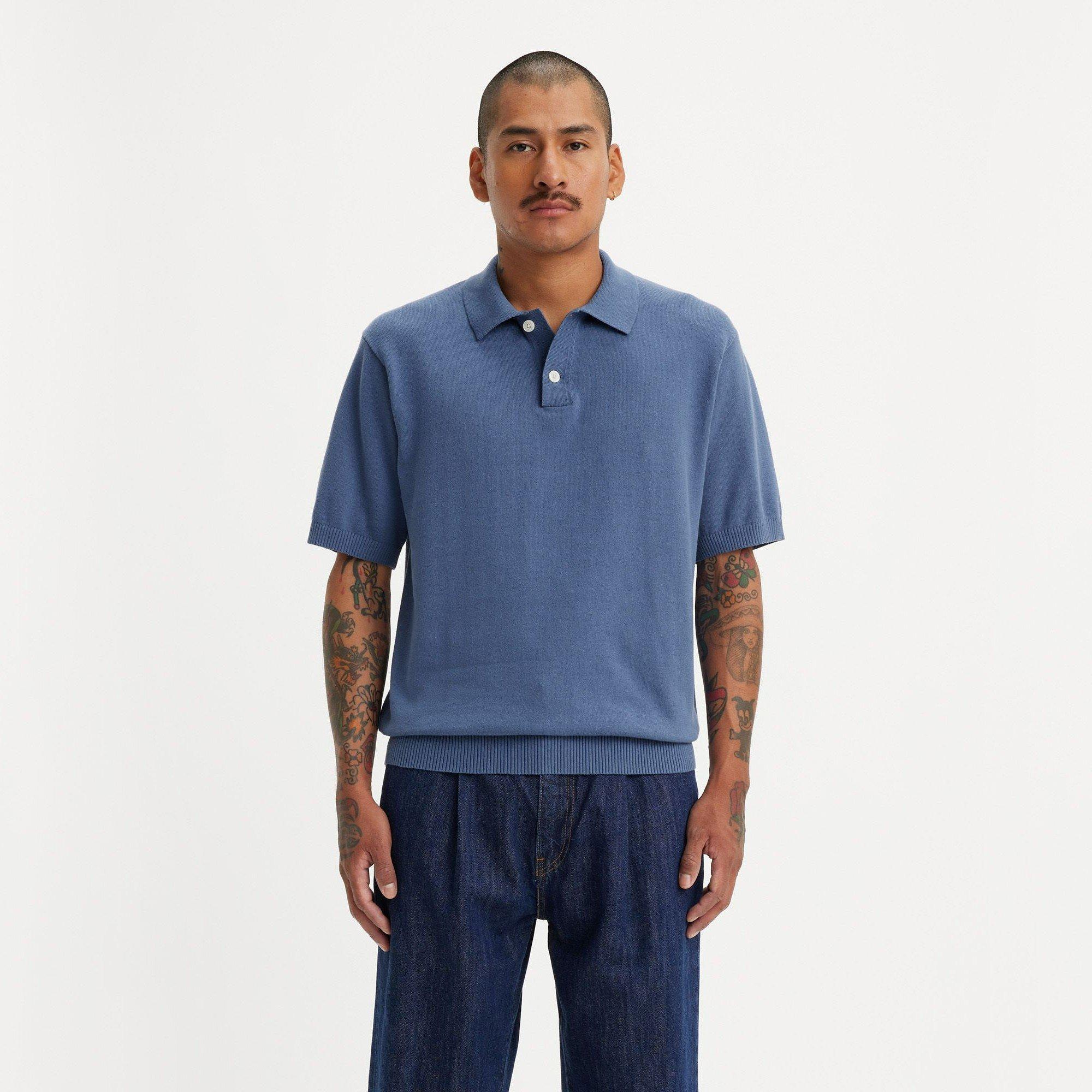 Levis Levis Sweater Knit Polo Coastal Fjor