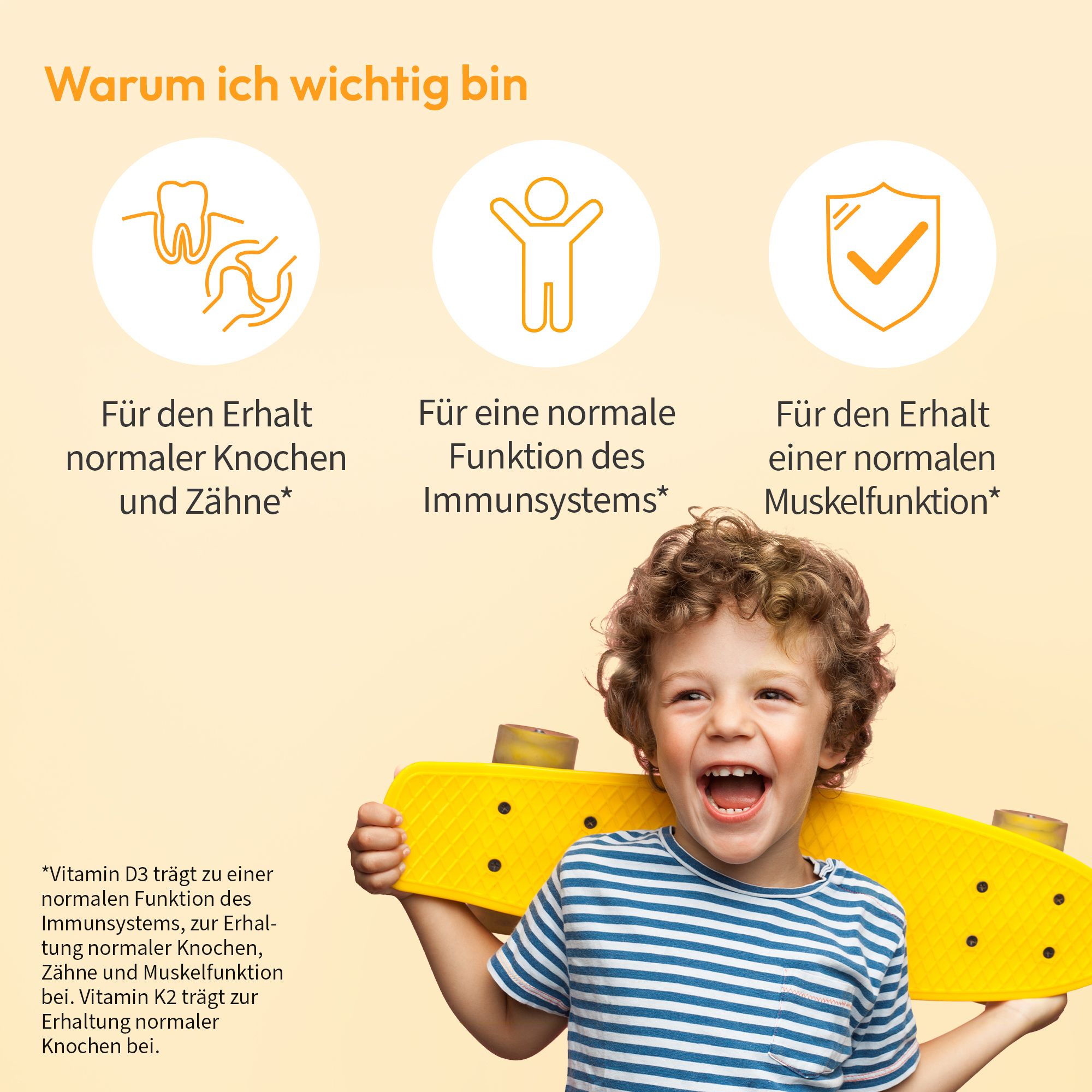 WHITE OMEGA® Kids Vitamin D3+K2 Kapseln